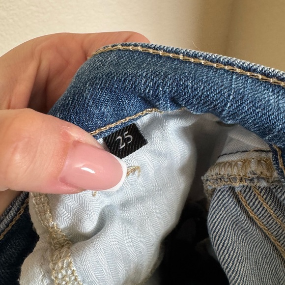 7 For All Mankind the original bootcut jeans size 25 in dream low rise - Picture 9 of 11